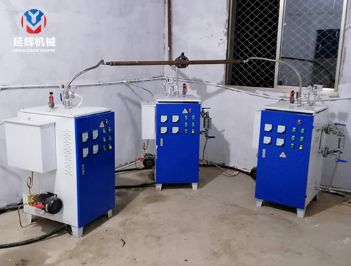 蒸汽发生器-工业生产线多机并联供汽案例：总蒸发量1500kg/h，供汽压力稳定0.8MPa